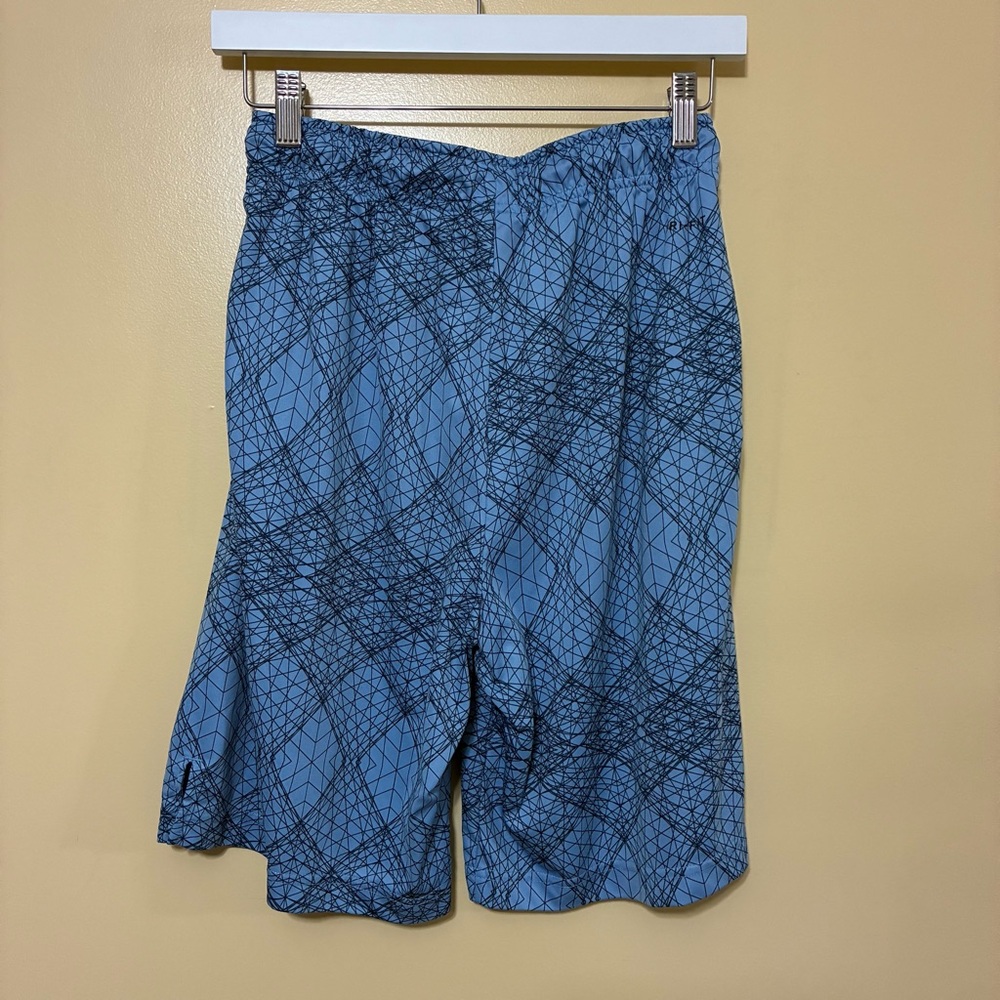 Nike Dri-Fit Training Shorts Geometric Line Basketball Mens S Blue Athletic - Picture 8 of 8